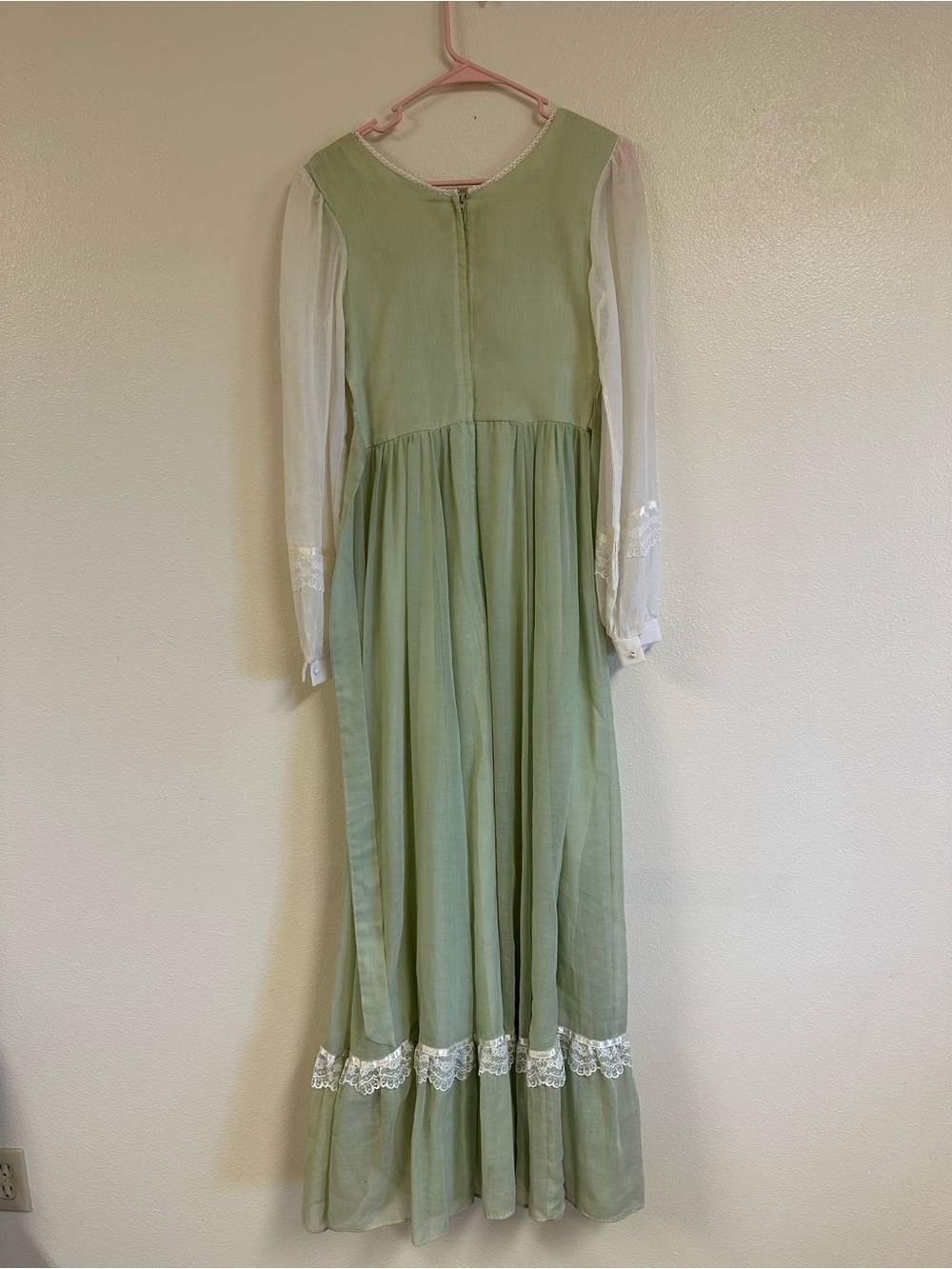 Vintage Gunne Sax By Jessica Green Maxi Dress - Picture 7 of 7